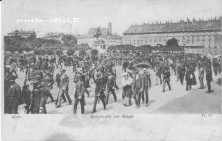 Burgmusik am Wege - Wien,Innere Stadt - alte historische Fotos Ansichten Bilder Aufnahmen Ansichtskarten 