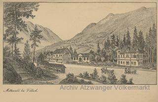 Mittewald bei Villach, Curort - Mittewald ob Villach - alte historische Fotos Ansichten Bilder Aufnahmen Ansichtskarten 