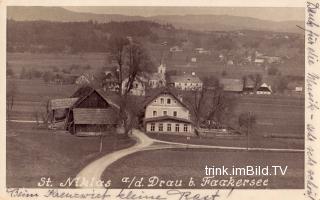 St. Niklas an der Drau, Gasthaus zum Kreuzwirt - St. Niklas an der Drau - alte historische Fotos Ansichten Bilder Aufnahmen Ansichtskarten 