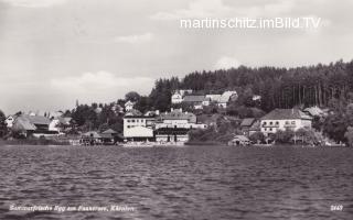 Strandhotel Aschgan und Pension Rosenstein  - Kärnten - alte historische Fotos Ansichten Bilder Aufnahmen Ansichtskarten 