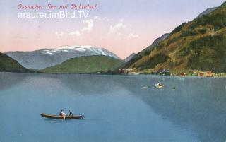 Ruderboot am Ossiachersee - Europa - alte historische Fotos Ansichten Bilder Aufnahmen Ansichtskarten 