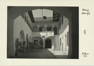 Innenhof Villach (heute Trastevere) - Europa - alte historische Fotos Ansichten Bilder Aufnahmen Ansichtskarten 