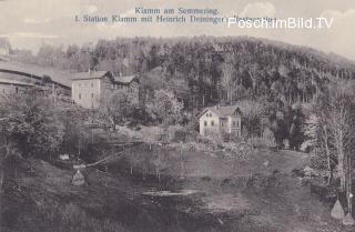 Semmering, Klamm am Semmering, Station Klamm - Breitenstein - alte historische Fotos Ansichten Bilder Aufnahmen Ansichtskarten 