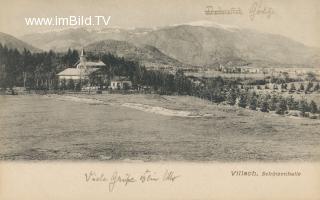 Warmbad - Schützenhalle - Villach-Warmbad-Judendorf - alte historische Fotos Ansichten Bilder Aufnahmen Ansichtskarten 