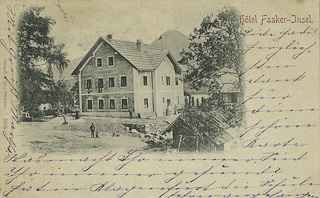 Faakersee Inselhotel - Finkenstein am Faaker See - alte historische Fotos Ansichten Bilder Aufnahmen Ansichtskarten 