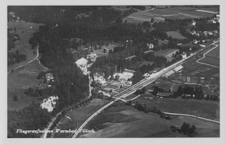 Fliegeraufnahme Warmbad - Villach - alte historische Fotos Ansichten Bilder Aufnahmen Ansichtskarten 